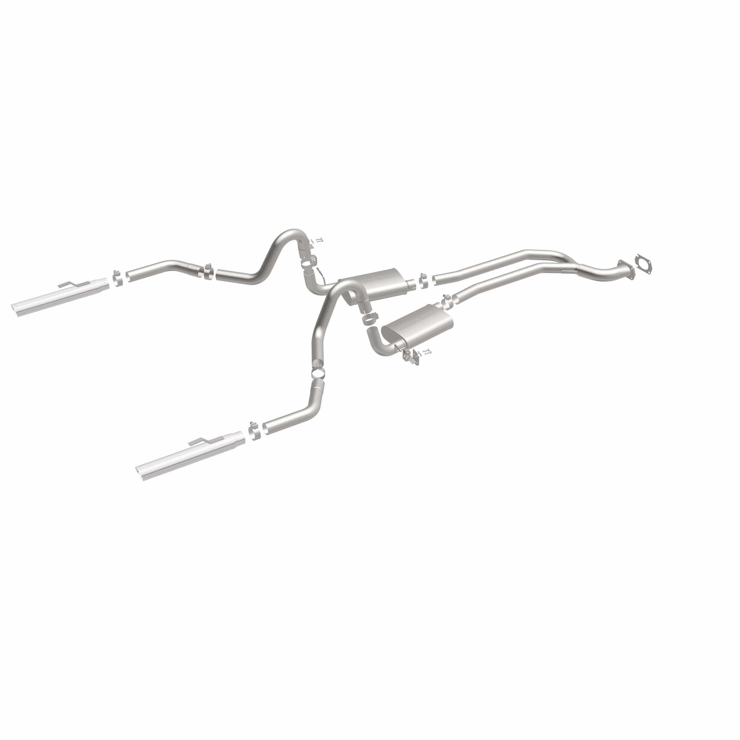 MagnaFlow Exhaust Products Exhaust MagnaFlow Exhaust Products 15147 - Street Series Polished Cat-Back System