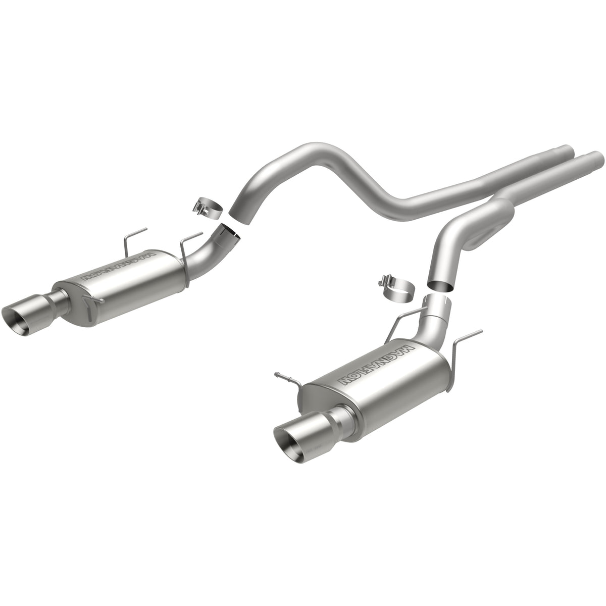 MagnaFlow Exhaust Products 15149 - Street Series Polished Cat-Back System 1