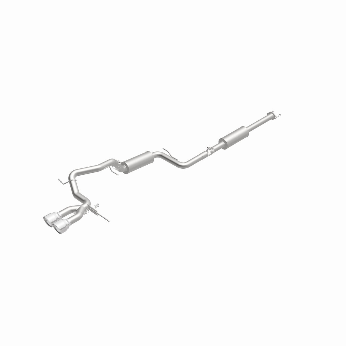 MagnaFlow Exhaust Products 15155 - Street Series Polished Cat-Back System 1
