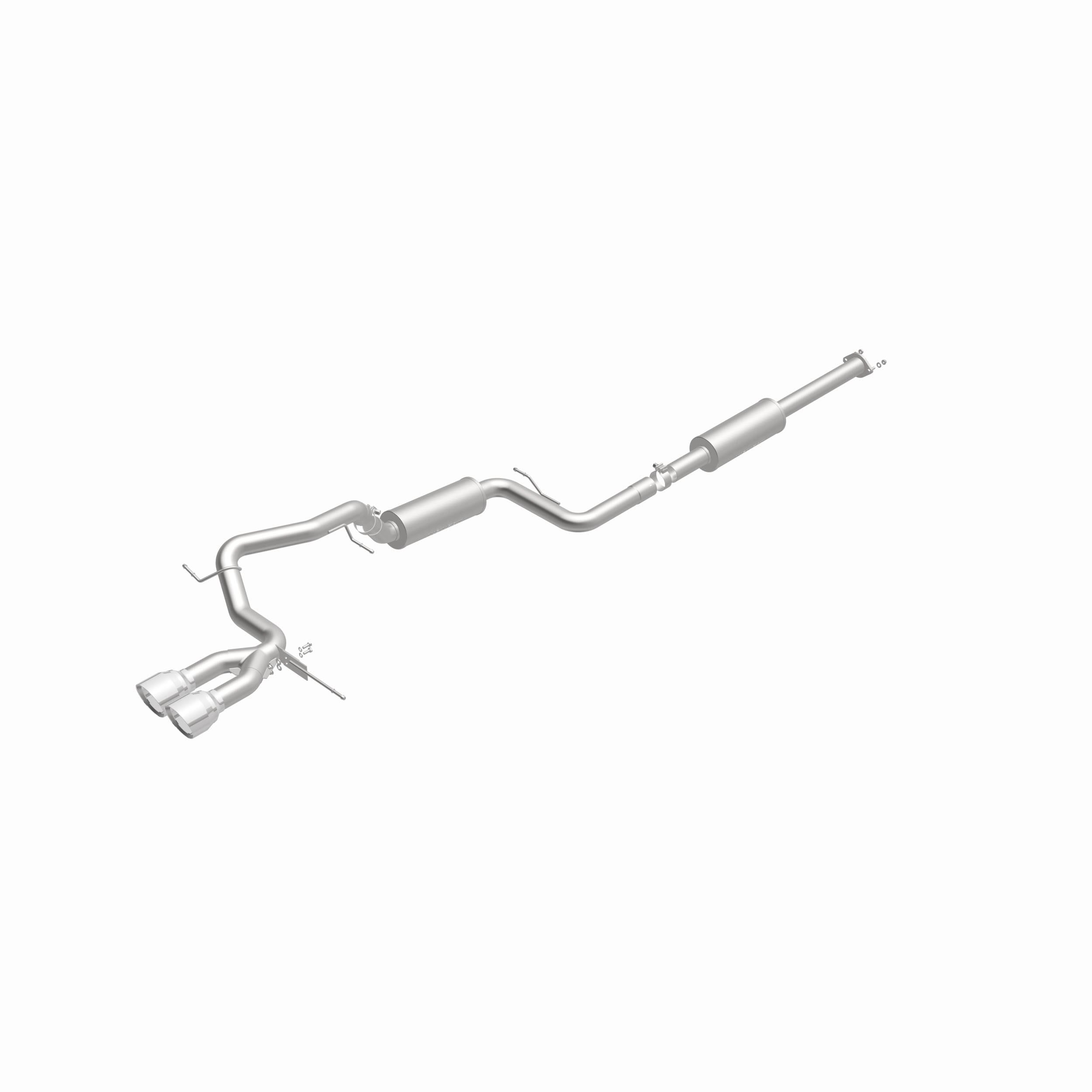 MagnaFlow Exhaust Products 15155 - Street Series Polished Cat-Back System 1