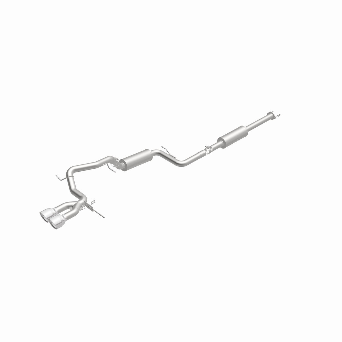 MagnaFlow Exhaust Products 15155 - Street Series Polished Cat-Back System 2
