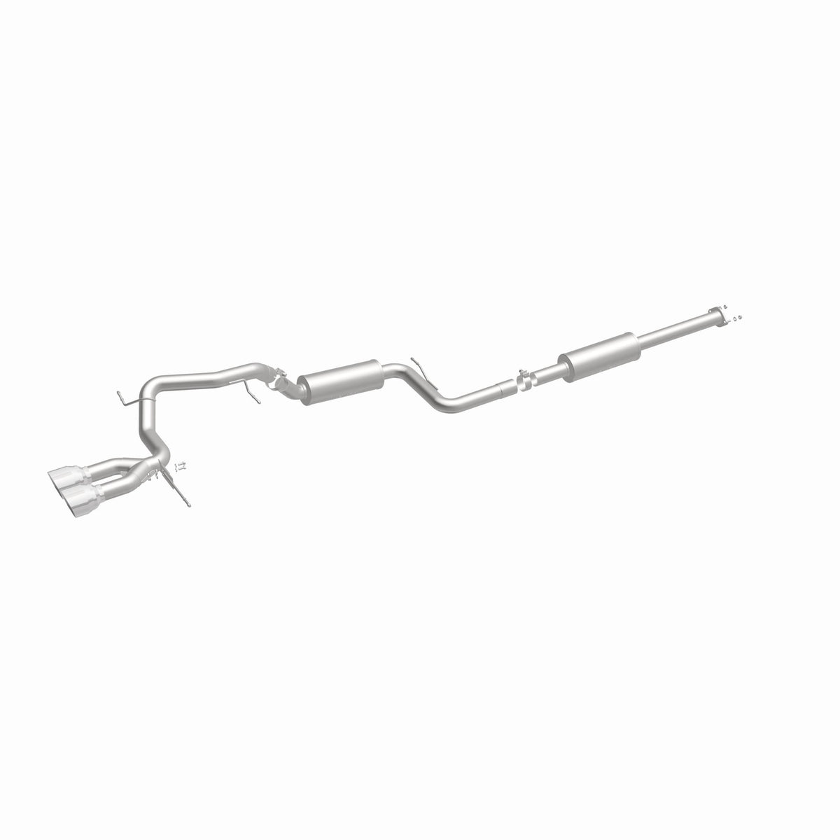 MagnaFlow Exhaust Products 15155 - Street Series Polished Cat-Back System 4