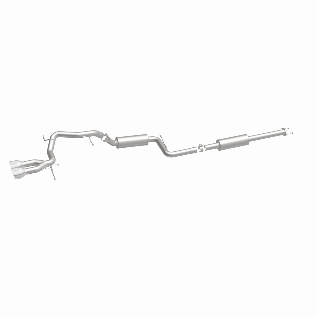 MagnaFlow Exhaust Products 15155 - Street Series Polished Cat-Back System 5
