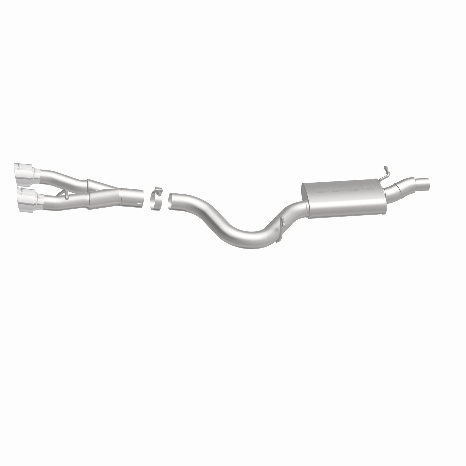 MagnaFlow Exhaust Products 15156 - Touring Series Polished Cat-Back System