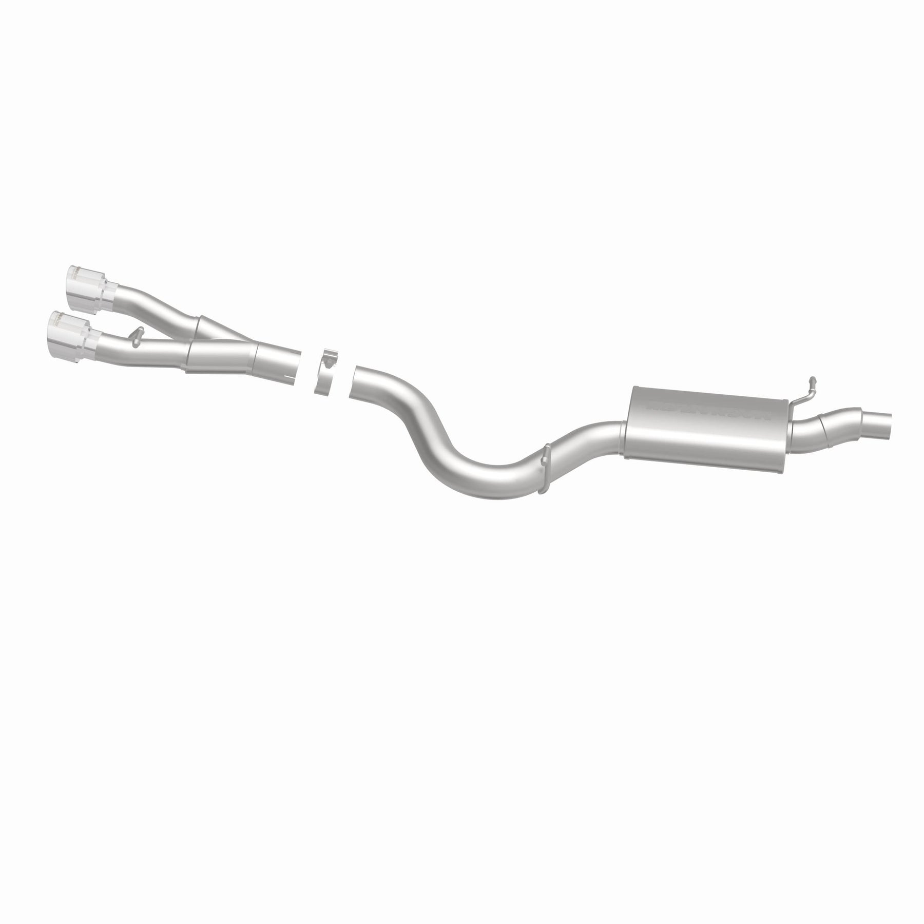 MagnaFlow Exhaust Products 15156 - Touring Series Polished Cat-Back System