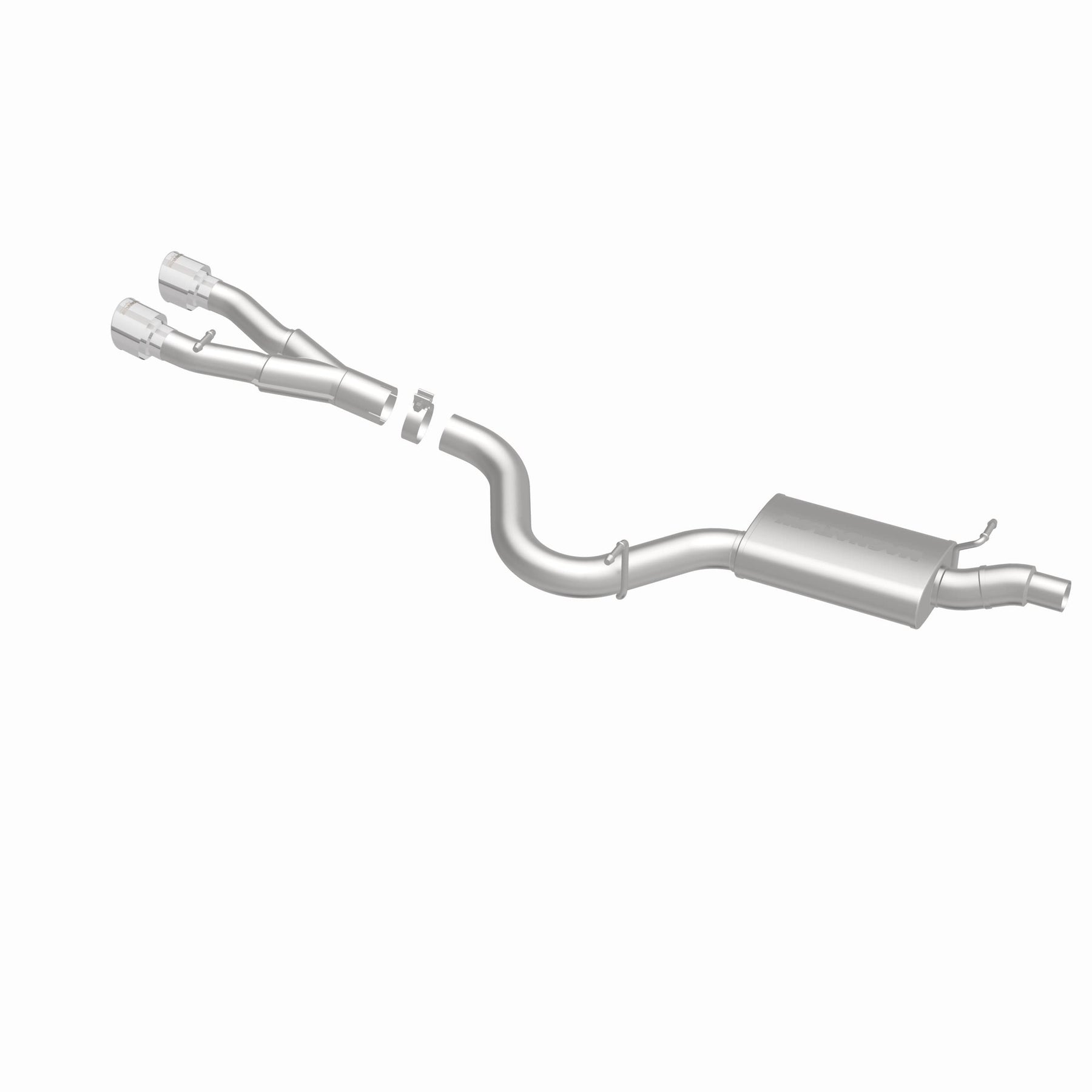 MagnaFlow Exhaust Products 15156 - Touring Series Polished Cat-Back System