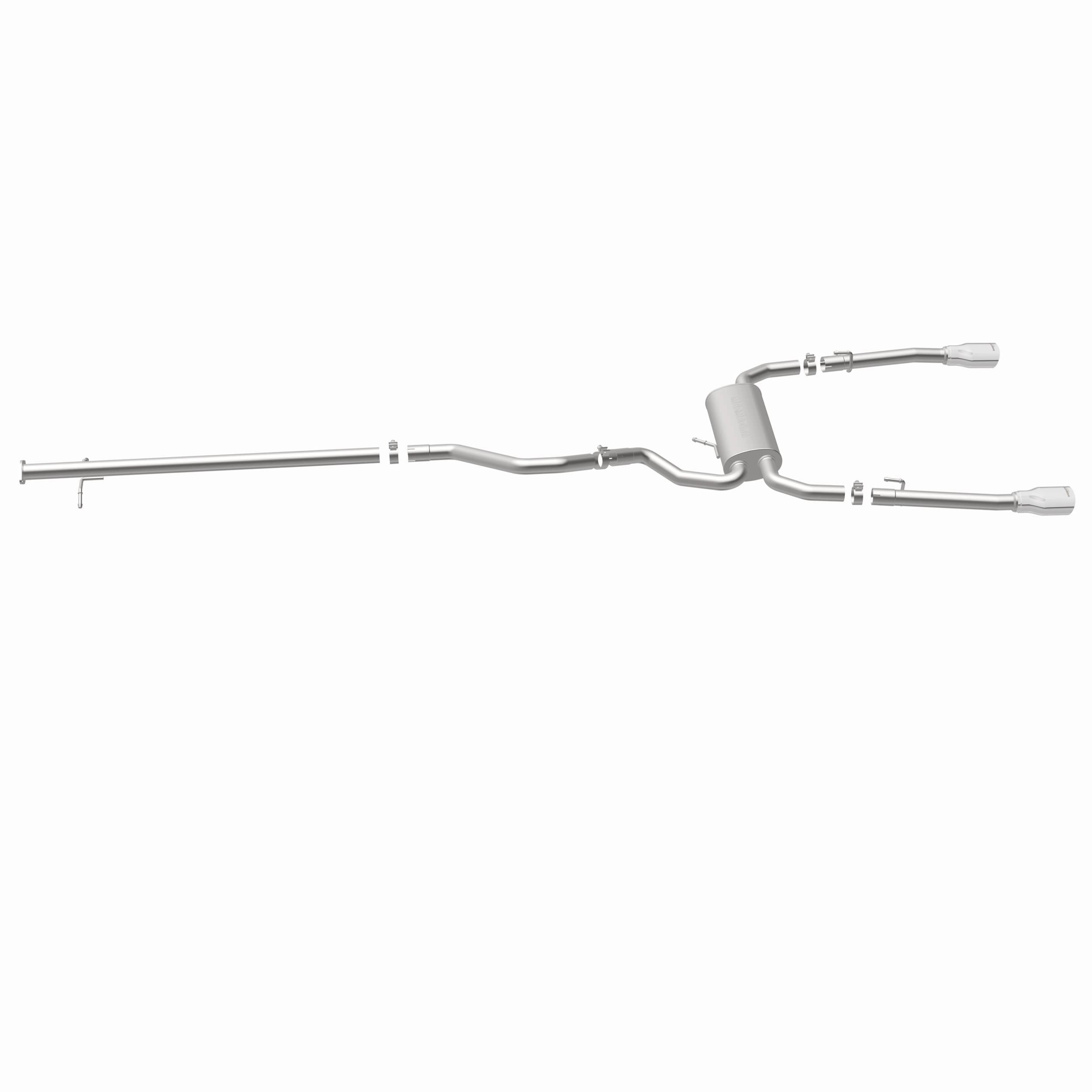 MagnaFlow Exhaust Products 15181 - Street Series Polished Cat-Back System 1