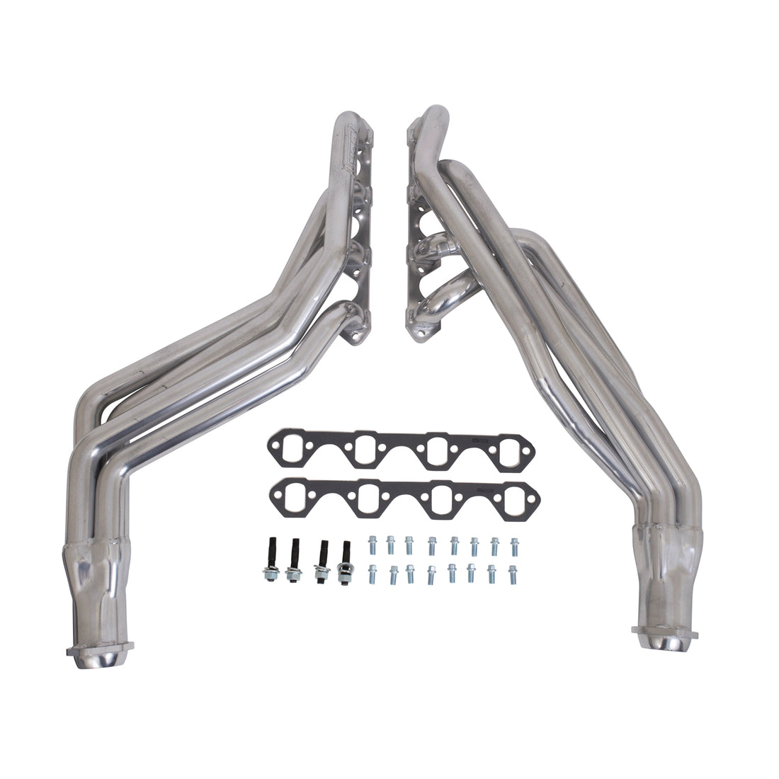 BBK Performance Parts 15190 - 1994-1995 MUSTANG 5.0 1-5/8 LONG TUBE HEADERS (Polished Silver Ceramic) 1