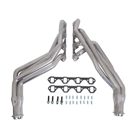 BBK Performance Parts 15190 - 1994-1995 MUSTANG 5.0 1-5/8 LONG TUBE HEADERS (Polished Silver Ceramic) 1
