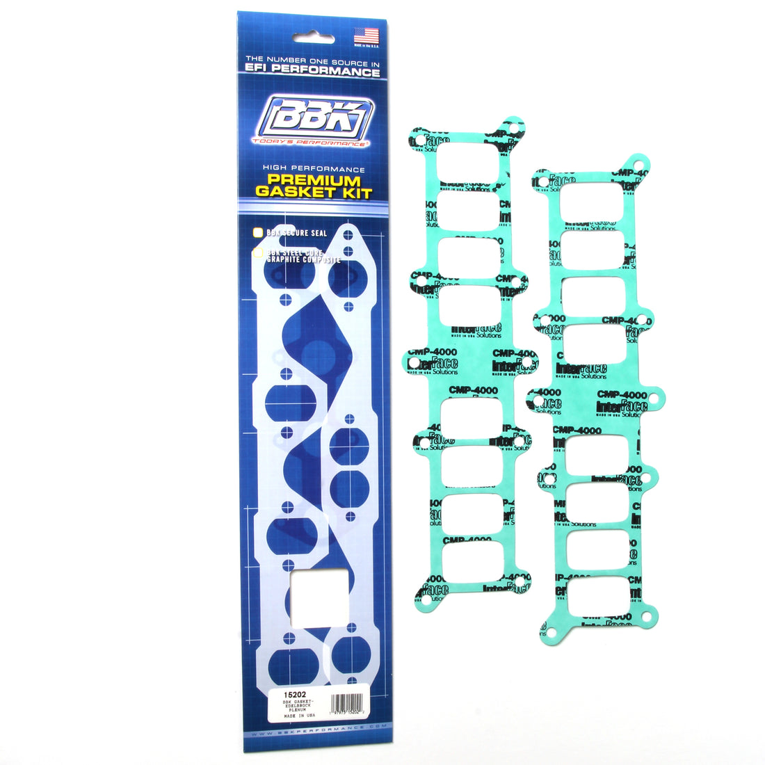 BBK Performance Parts 15202 - EDELBROCK PERFORMER 5.0 INTAKE MANIFOLD PLENUM GASKETS (2) 1