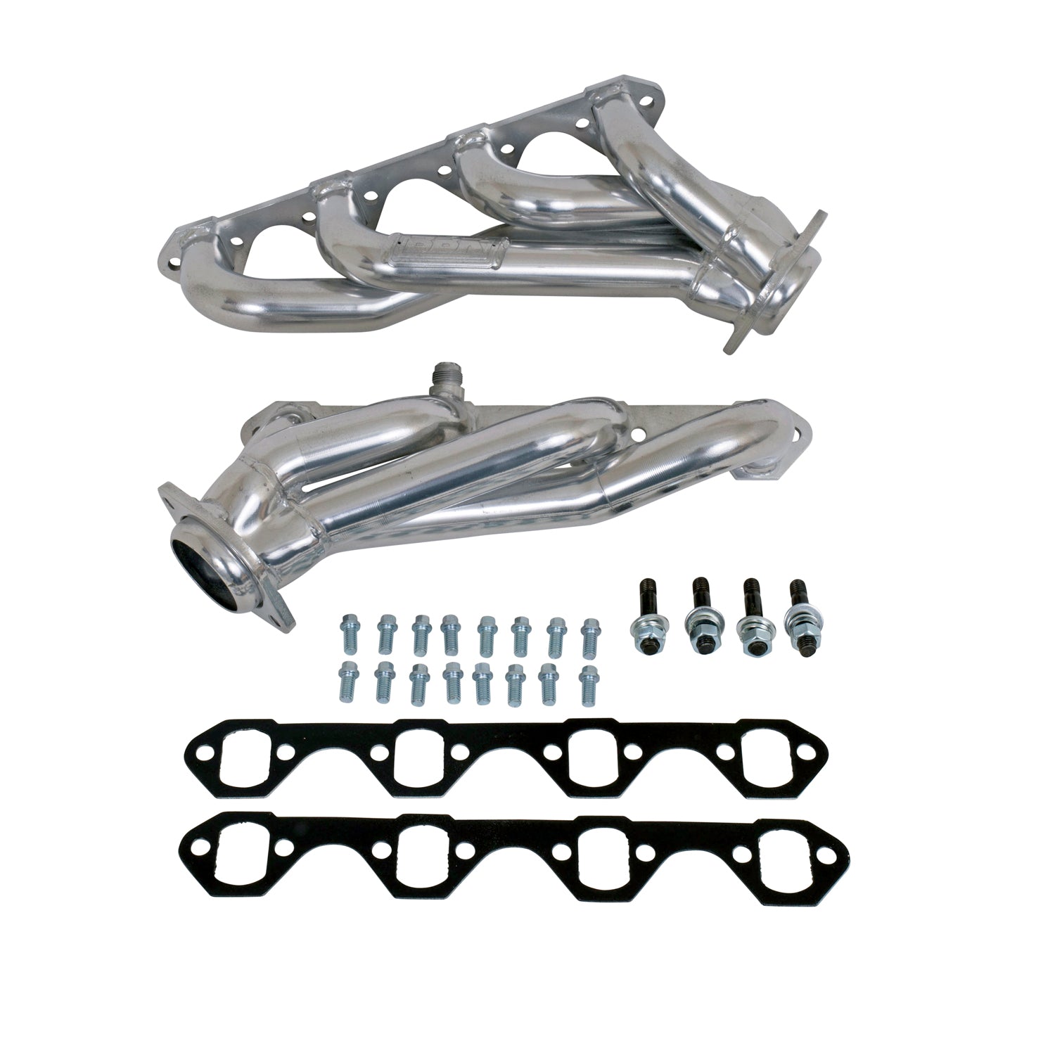 BBK Performance Parts 15250 - 1994-1995 MUSTANG 5.0 1-5/8 SHORTY LENGTH HEADERS (POLISHED SILVER CERAMIC) 1