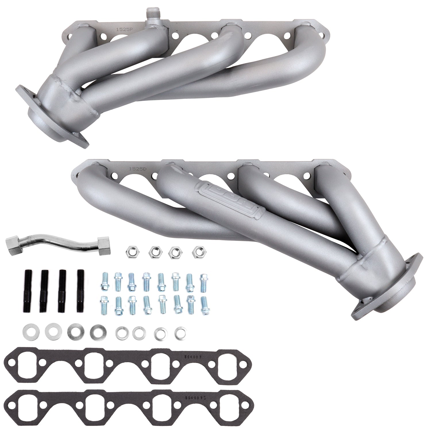 BBK Performance Parts 1525 - 1994-1995 MUSTANG 5.0 1-5/8 SHORTY UN EQUAL LENGTH HEADERS (TITANIUM CERAMIC) 1