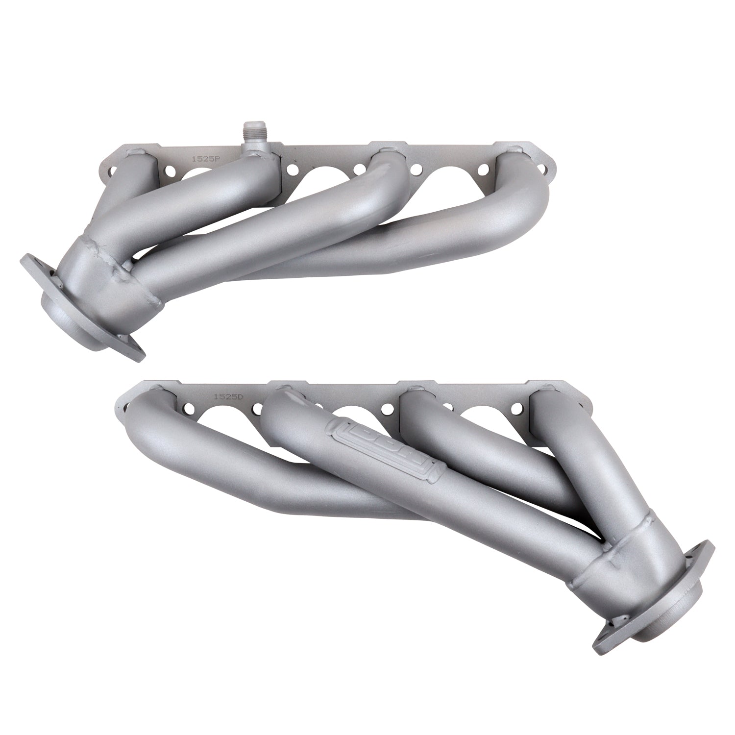 BBK Performance Parts 1525 - 1994-1995 MUSTANG 5.0 1-5/8 SHORTY UN EQUAL LENGTH HEADERS (TITANIUM CERAMIC) 2