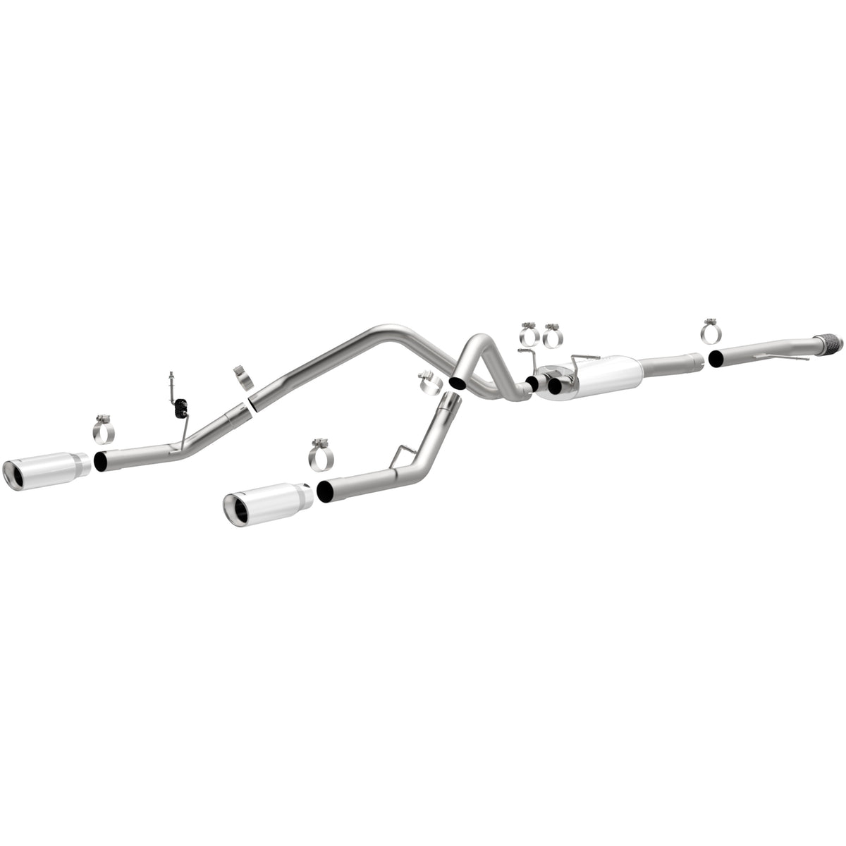 MagnaFlow Exhaust Products 15268 - Street Series Polished Cat-Back System 4