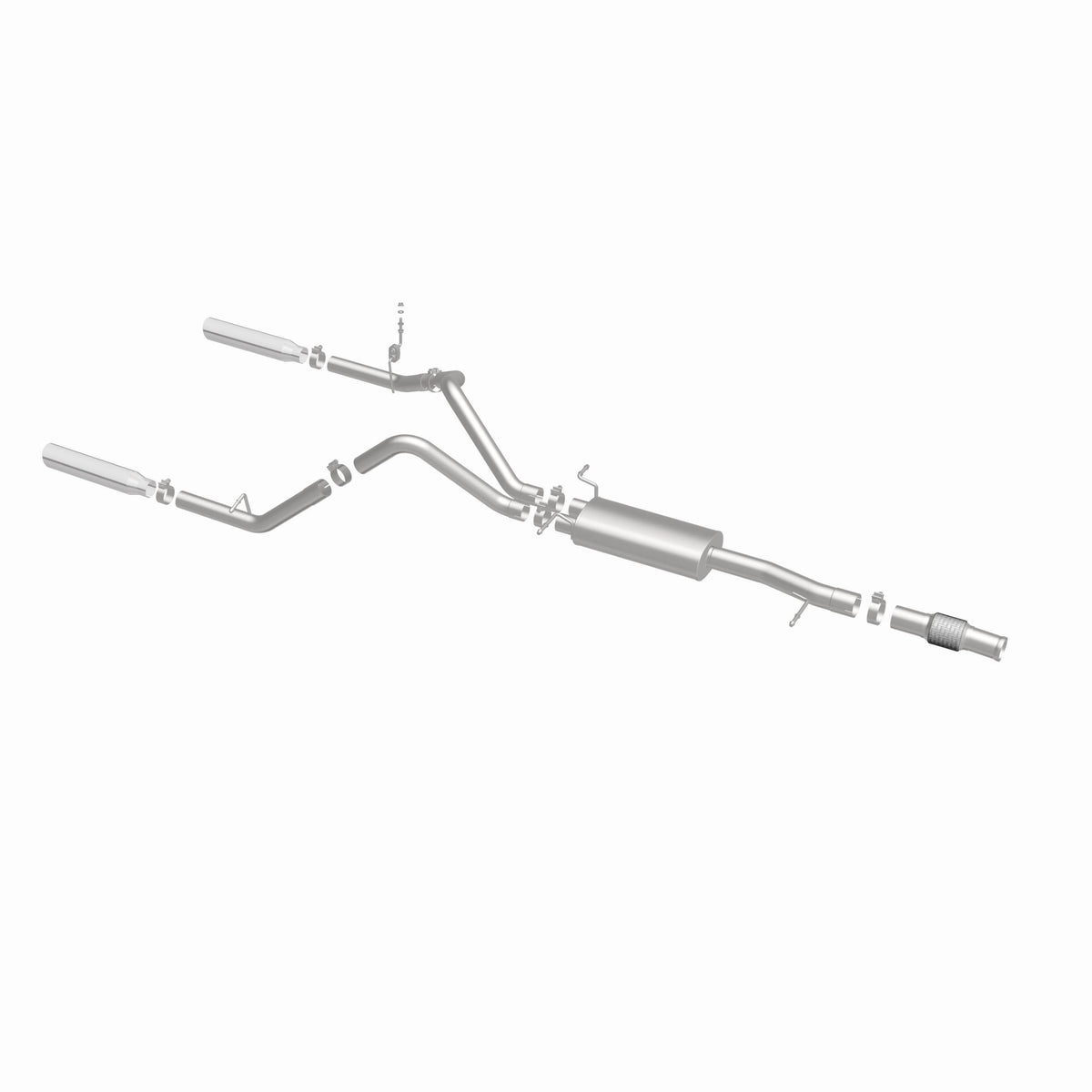MagnaFlow Exhaust Products 15278 - Street Series Polished Cat-Back System 2