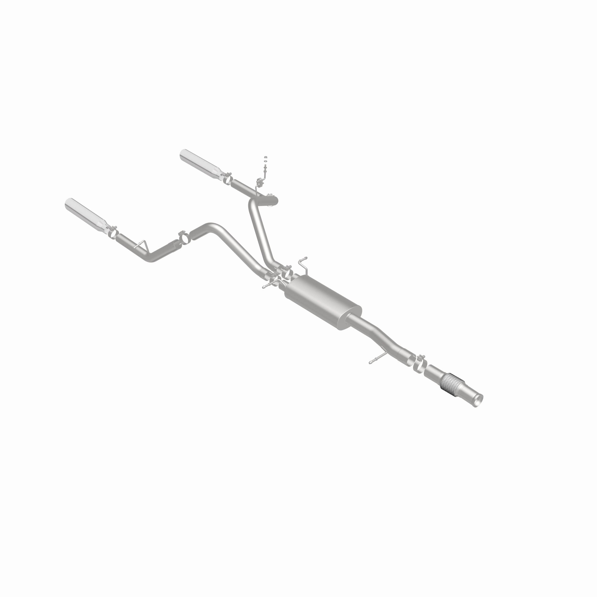MagnaFlow Exhaust Products 15278 - Street Series Polished Cat-Back System 3