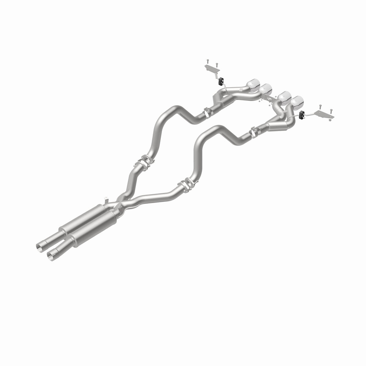 MagnaFlow Exhaust Products 15281 - Competition Series Stainless 2.5 in Cat-Back 1