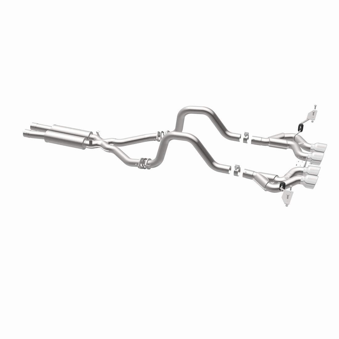 MagnaFlow Exhaust Products 15281 - Competition Series Stainless 2.5 in Cat-Back 4