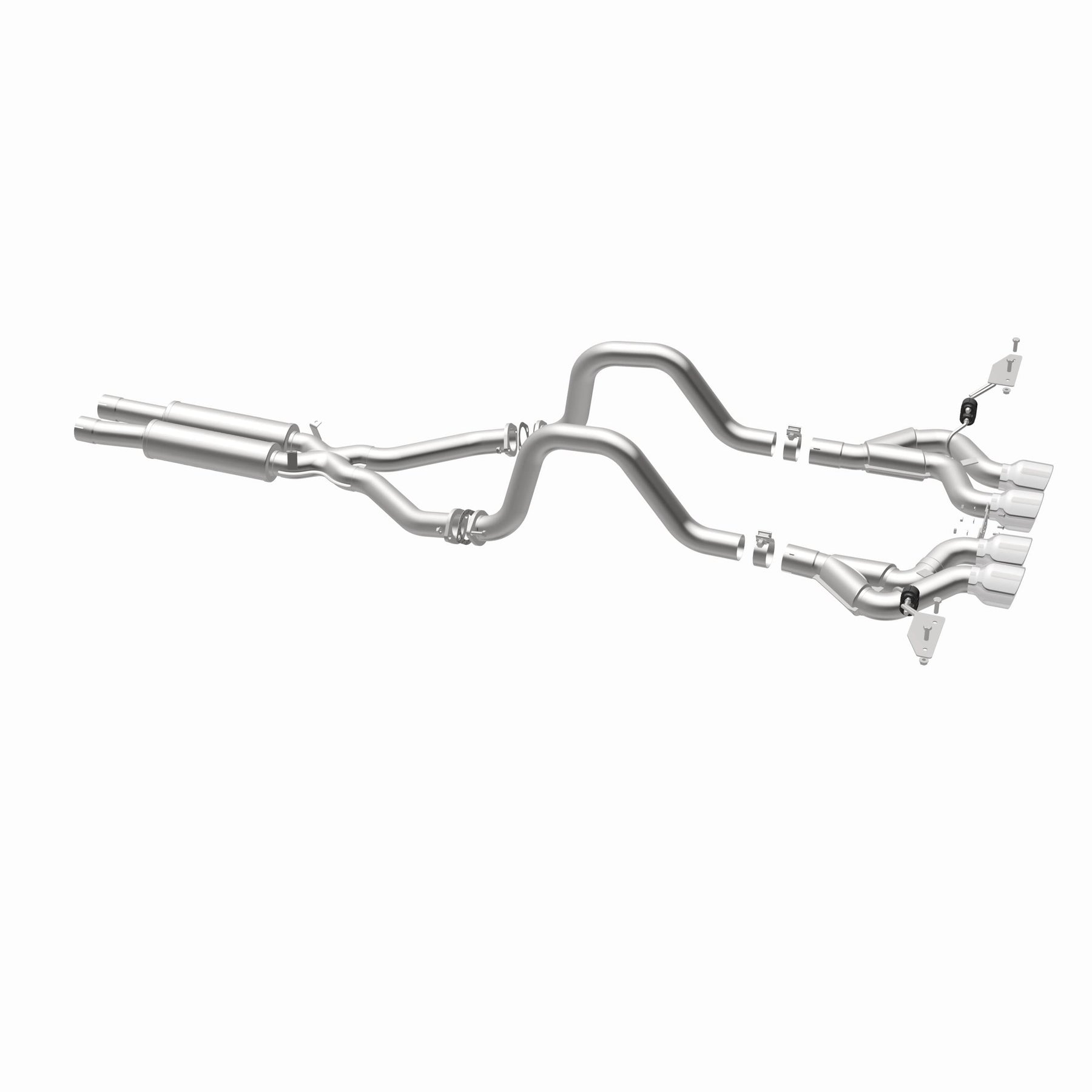 MagnaFlow Exhaust Products 15281 - Competition Series Stainless 2.5 in Cat-Back 4
