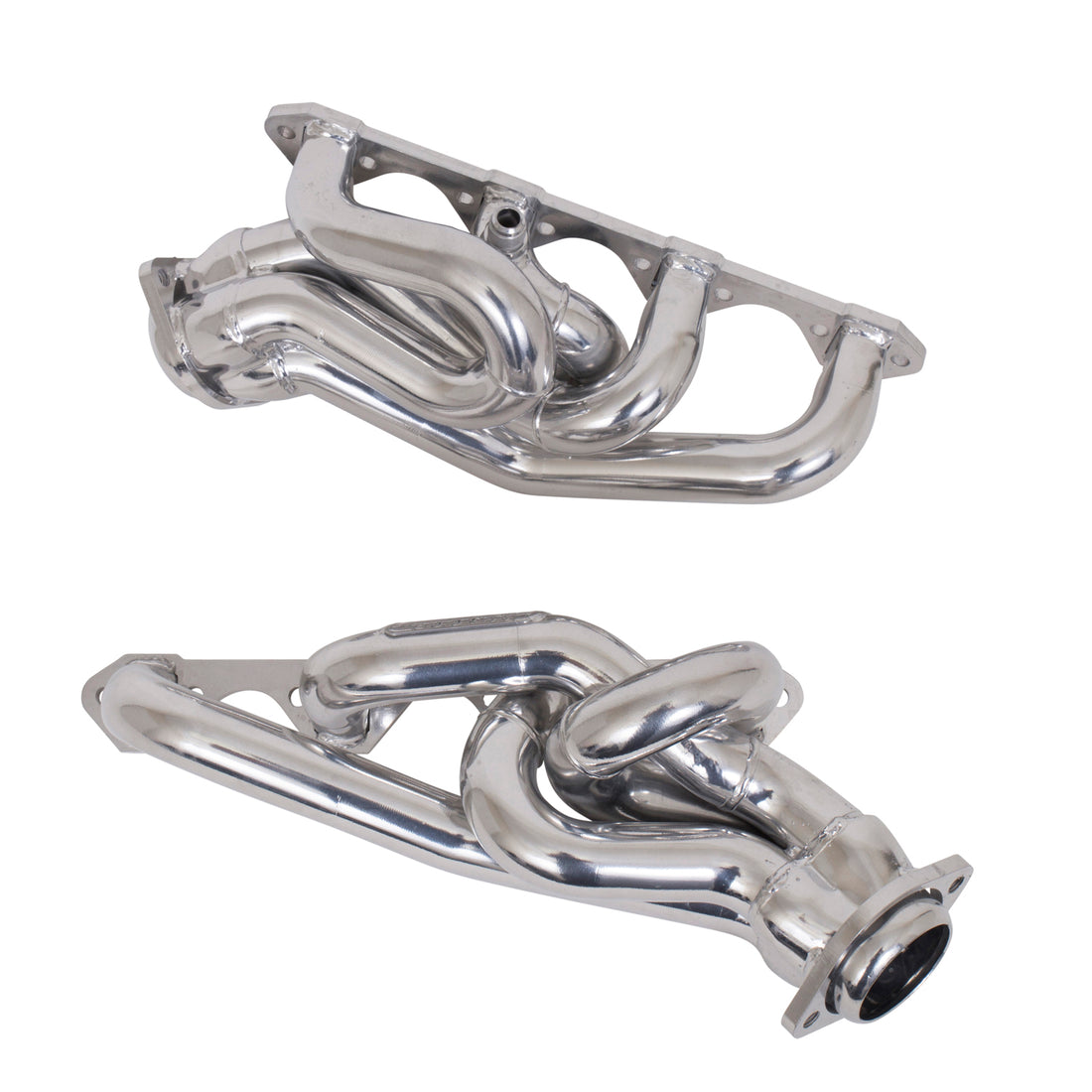 BBK Performance Parts 15290 - 1994-95 MUSTANG 5.0 1-5/8 SHORTY EQUAL LENGTH HEADERS (POLISHED SILVER CERAMIC) 2