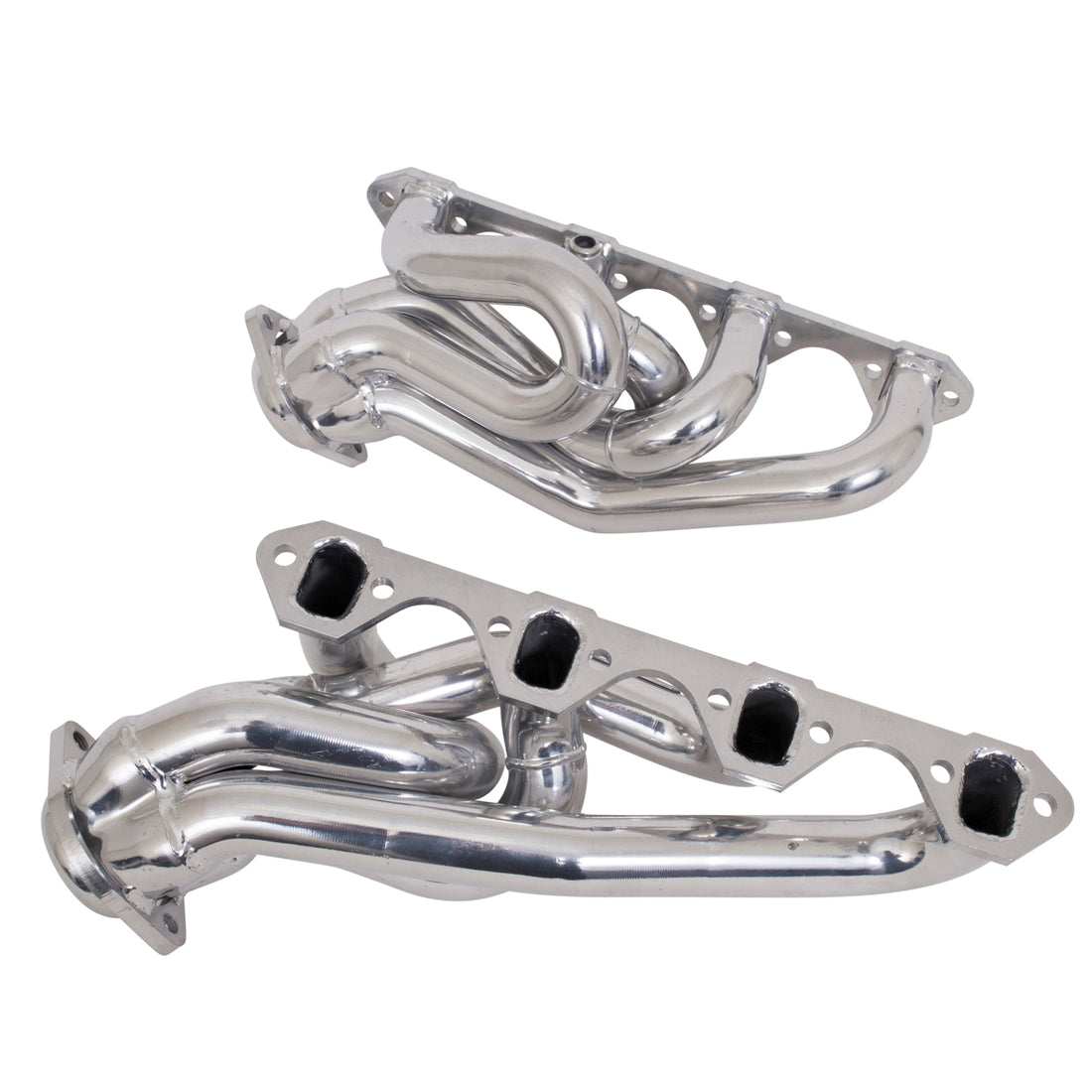 BBK Performance Parts 15290 - 1994-95 MUSTANG 5.0 1-5/8 SHORTY EQUAL LENGTH HEADERS (POLISHED SILVER CERAMIC) 3