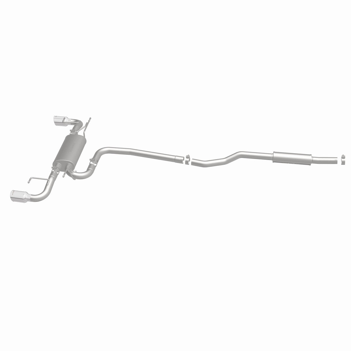 MagnaFlow Exhaust Products 15294 - Street Series Polished Cat-Back System 1