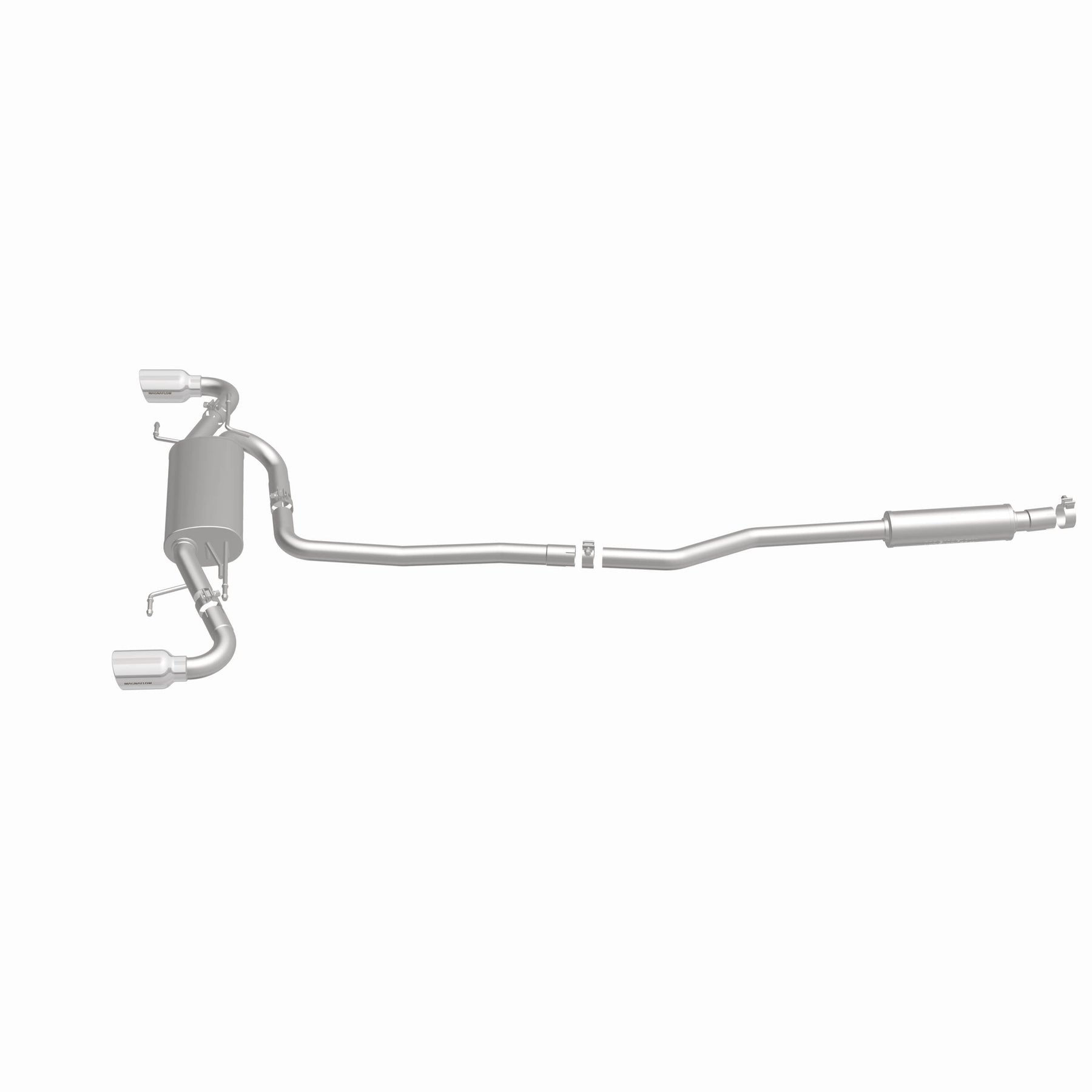 MagnaFlow Exhaust Products 15297 - Street Series Polished Cat-Back System