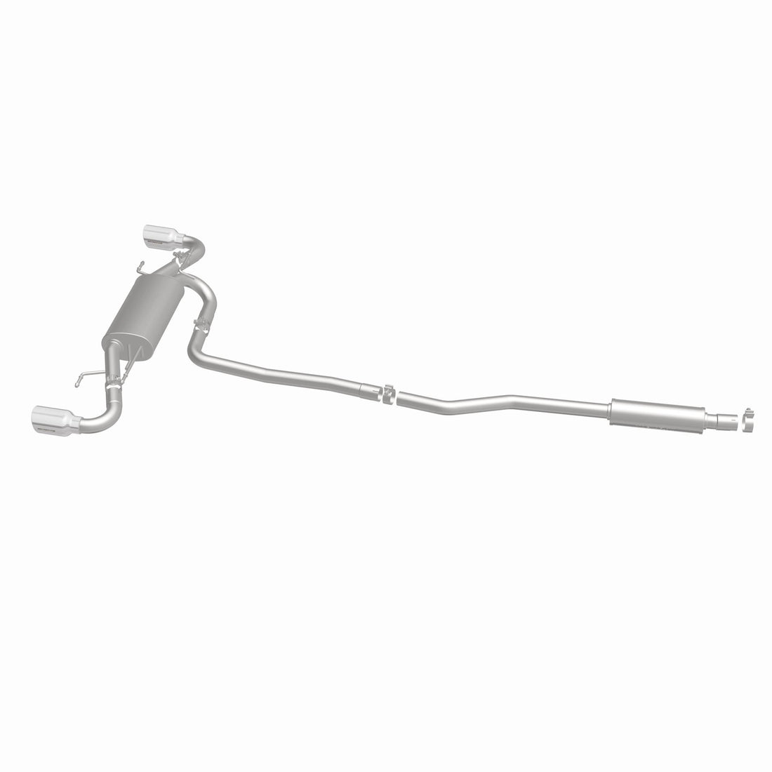 MagnaFlow Exhaust Products 15297 - Street Series Polished Cat-Back System