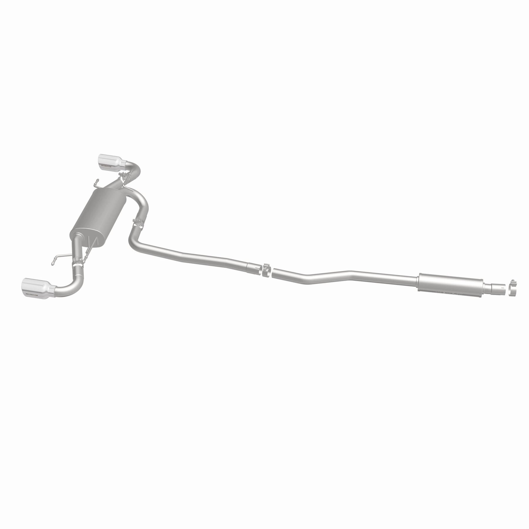 MagnaFlow Exhaust Products 15297 - Street Series Polished Cat-Back System