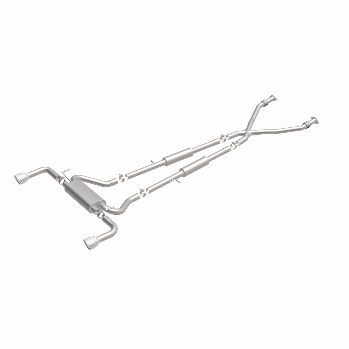 MagnaFlow Exhaust Products 15310 - Street Series Polished Cat-Back System 2