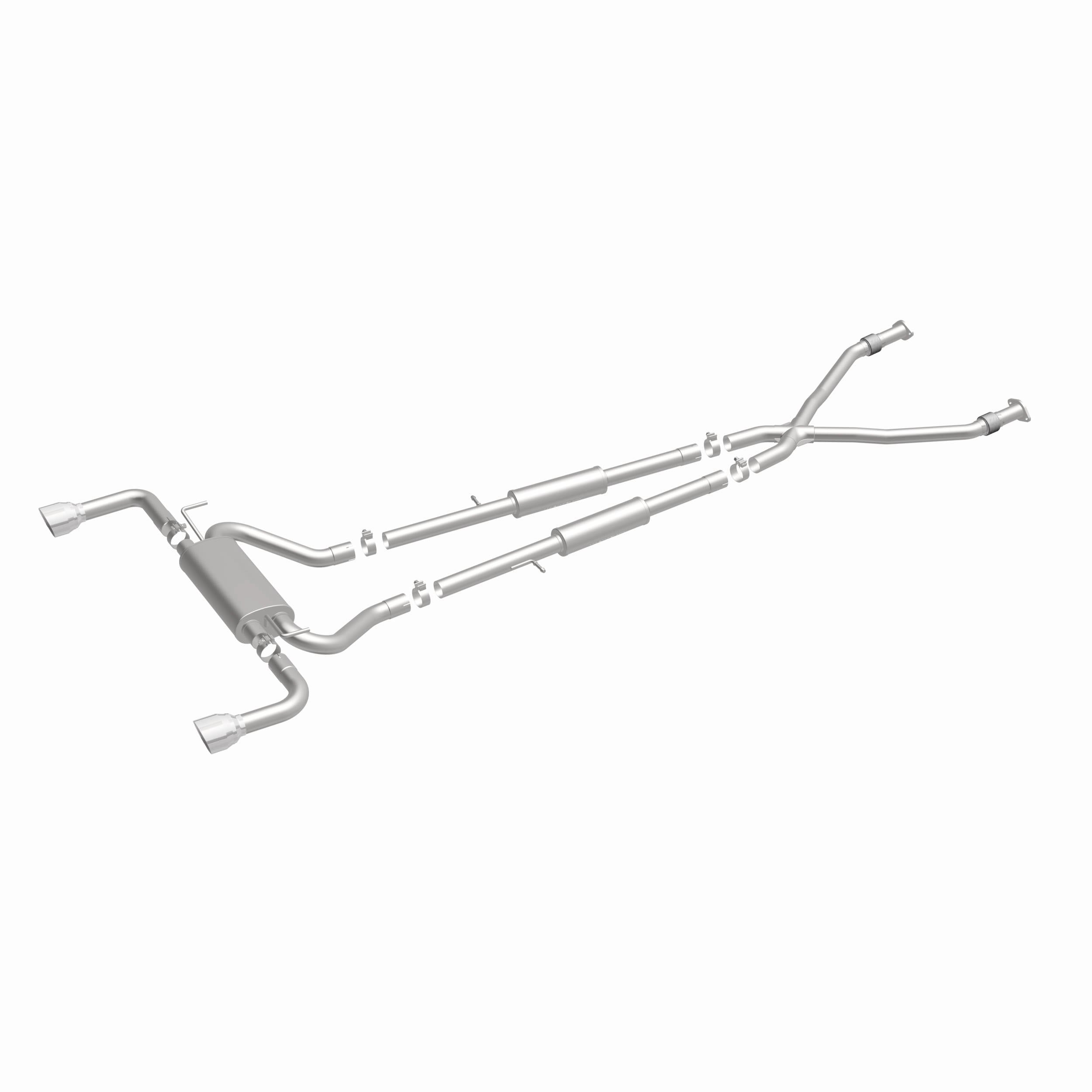 MagnaFlow Exhaust Products 15310 - Street Series Polished Cat-Back System 3