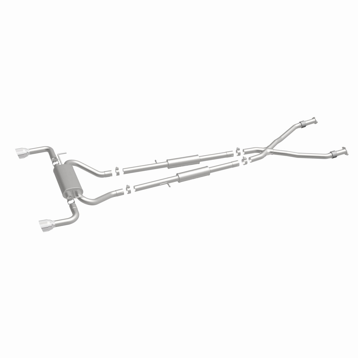 MagnaFlow Exhaust Products 15310 - Street Series Polished Cat-Back System 4