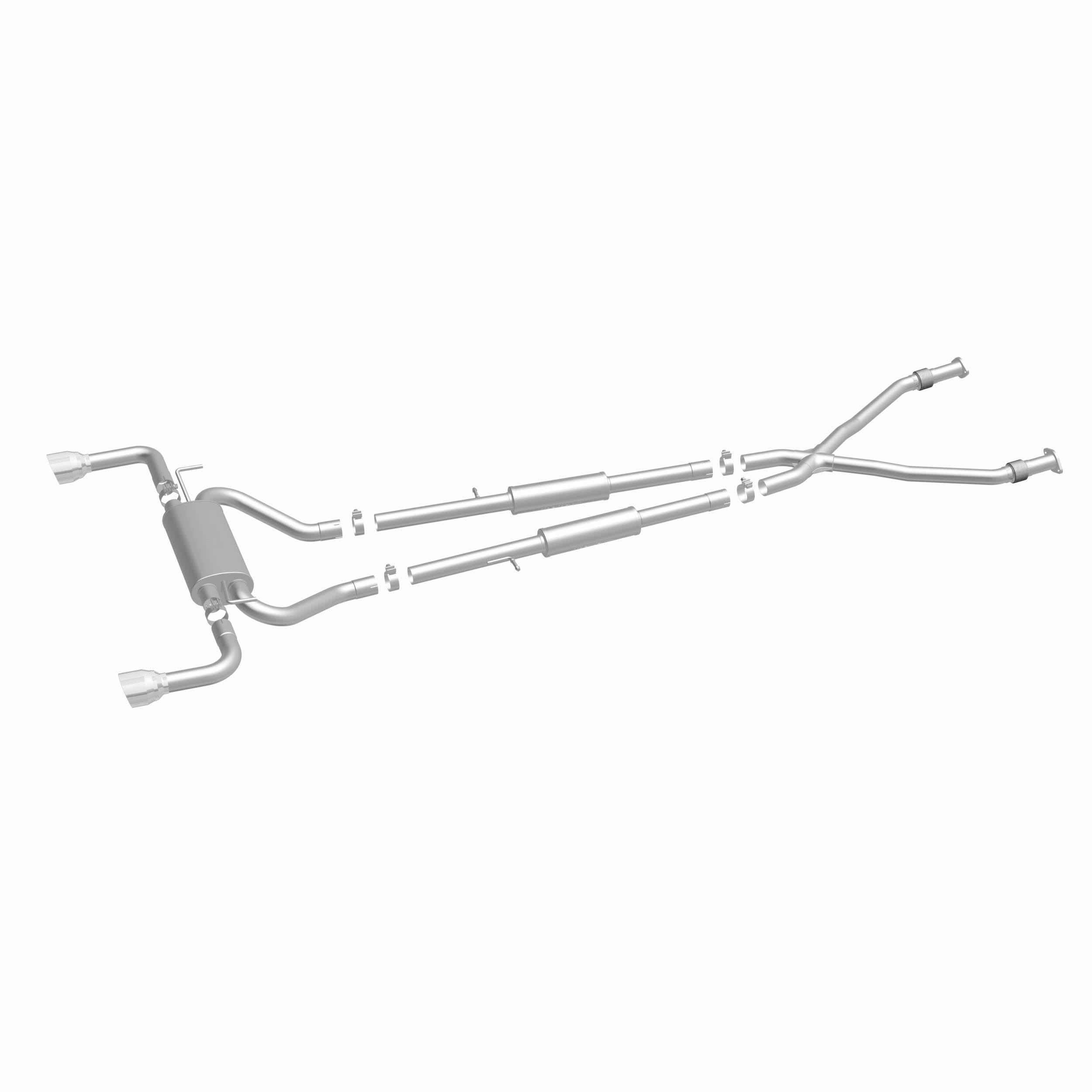 MagnaFlow Exhaust Products 15310 - Street Series Polished Cat-Back System 4