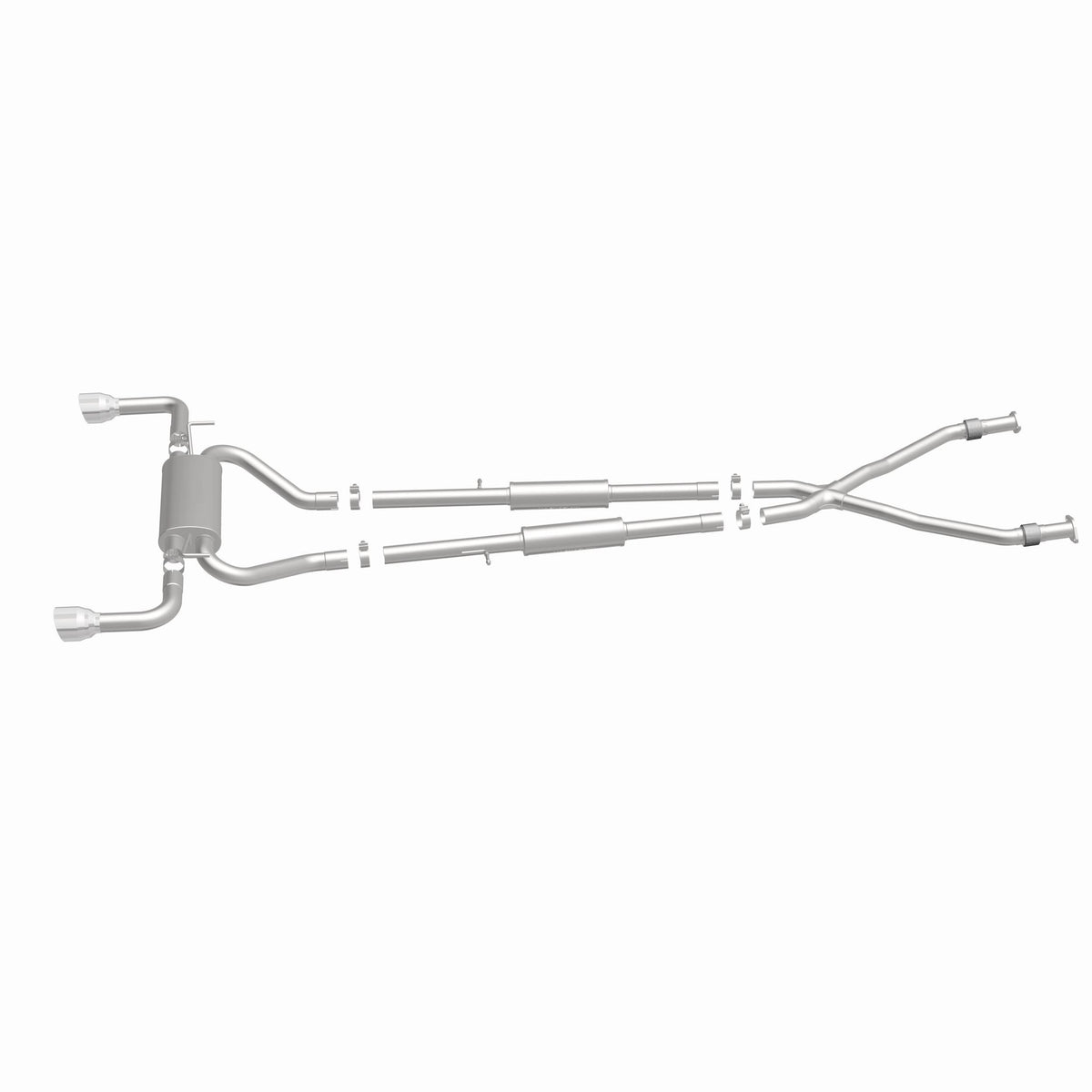 MagnaFlow Exhaust Products 15310 - Street Series Polished Cat-Back System 5