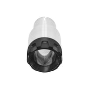 Flowmaster 15316 - Exhaust Tip Exhaust Tip 3.50 Inch Angled Brushed Ss/Black Alum Fits 2.50 In Tubing-Clamp On Flowmaster 3