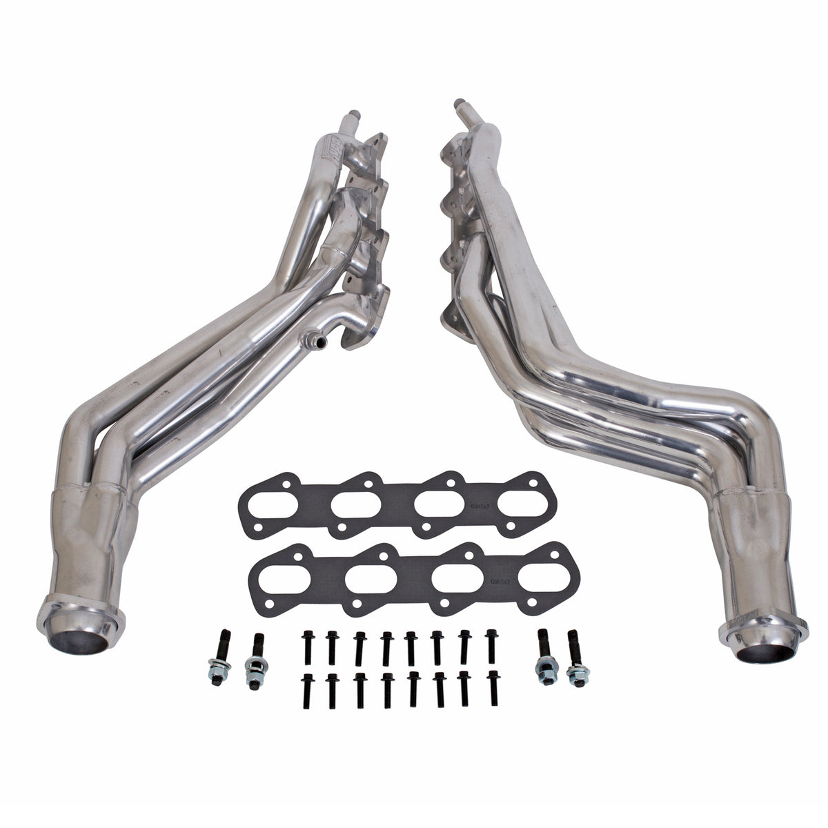 BBK Performance Parts 15320 - 1996-1998 MUSTANG COBRA 1-5/8 LONG TUBE HEADERS (POLISHED SILVER CERAMIC) 1