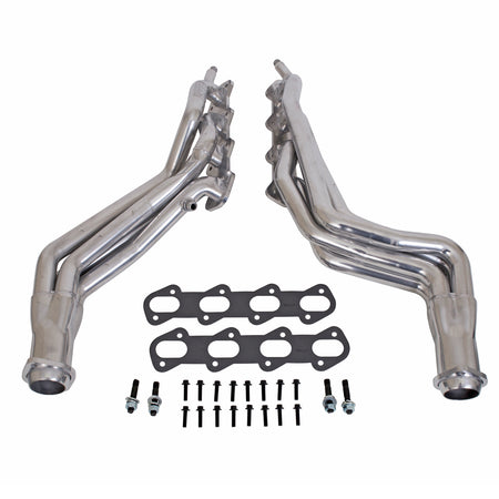 BBK Performance Parts 15320 - 1996-1998 MUSTANG COBRA 1-5/8 LONG TUBE HEADERS (POLISHED SILVER CERAMIC) 1