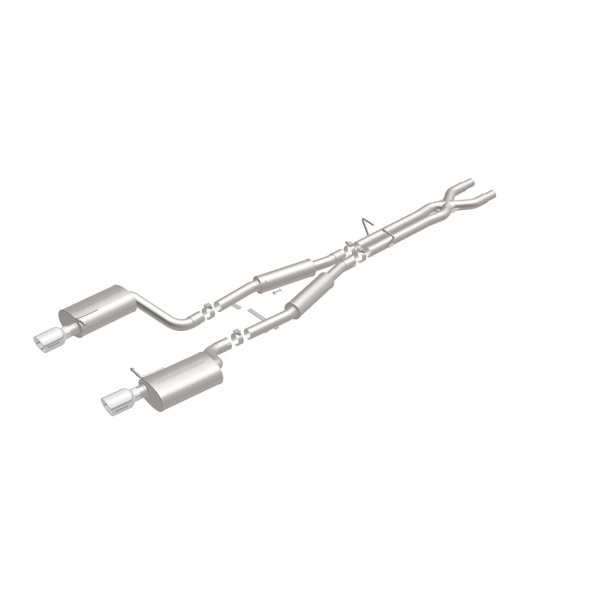MagnaFlow Exhaust Products Exhaust MagnaFlow Exhaust Products 15326 - Touring Series Polished Cat-Back System