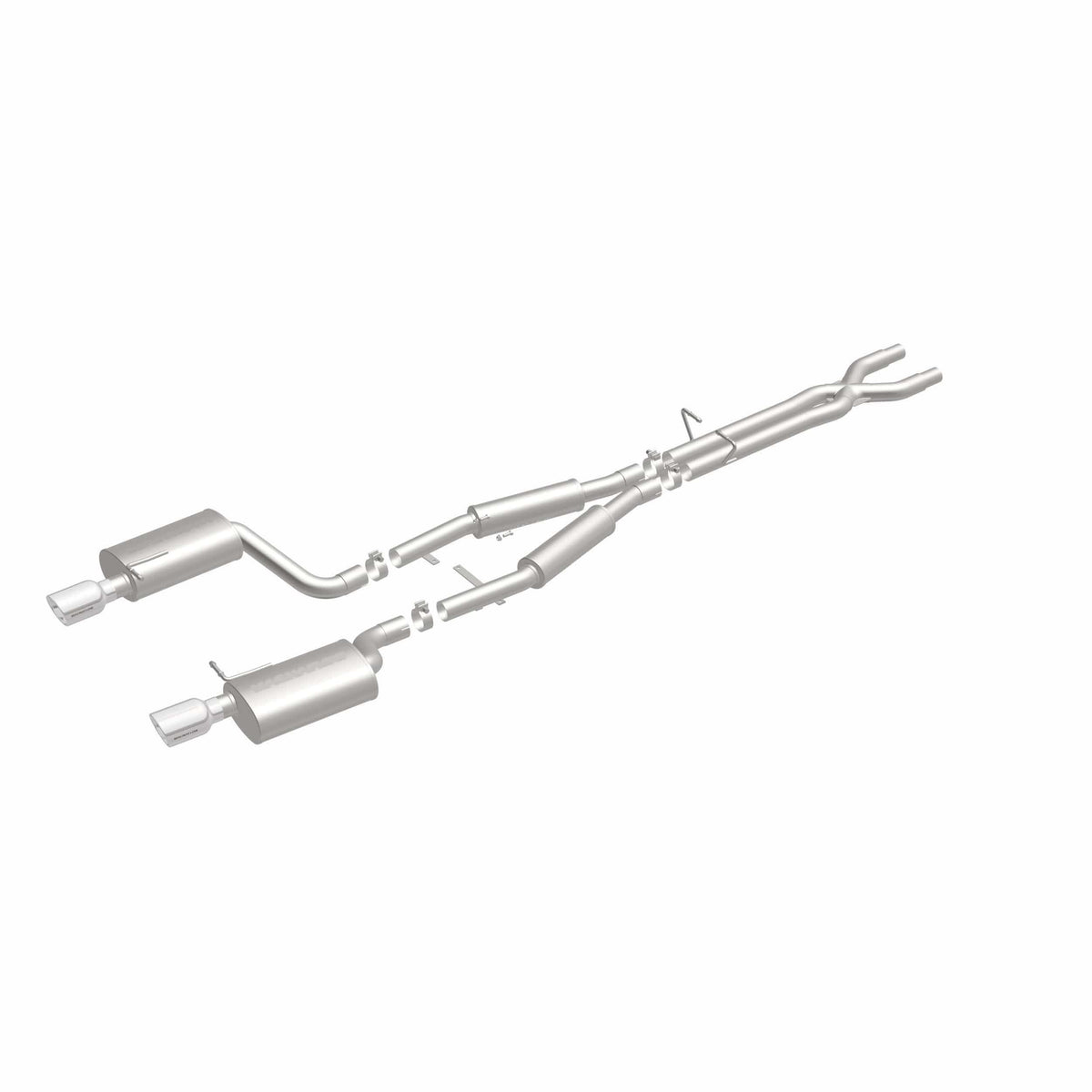 MagnaFlow Exhaust Products Exhaust MagnaFlow Exhaust Products 15326 - Touring Series Polished Cat-Back System