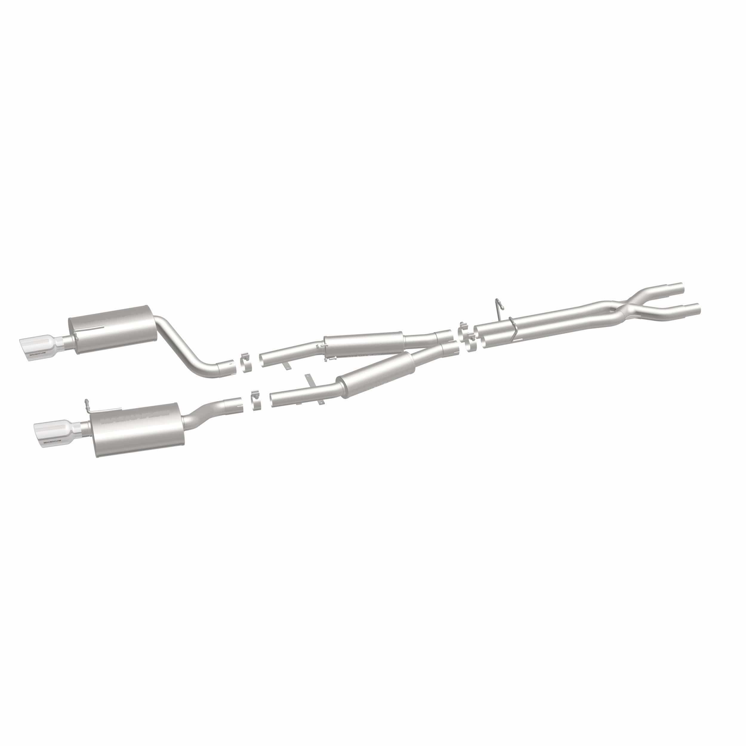 MagnaFlow Exhaust Products Exhaust MagnaFlow Exhaust Products 15326 - Touring Series Polished Cat-Back System