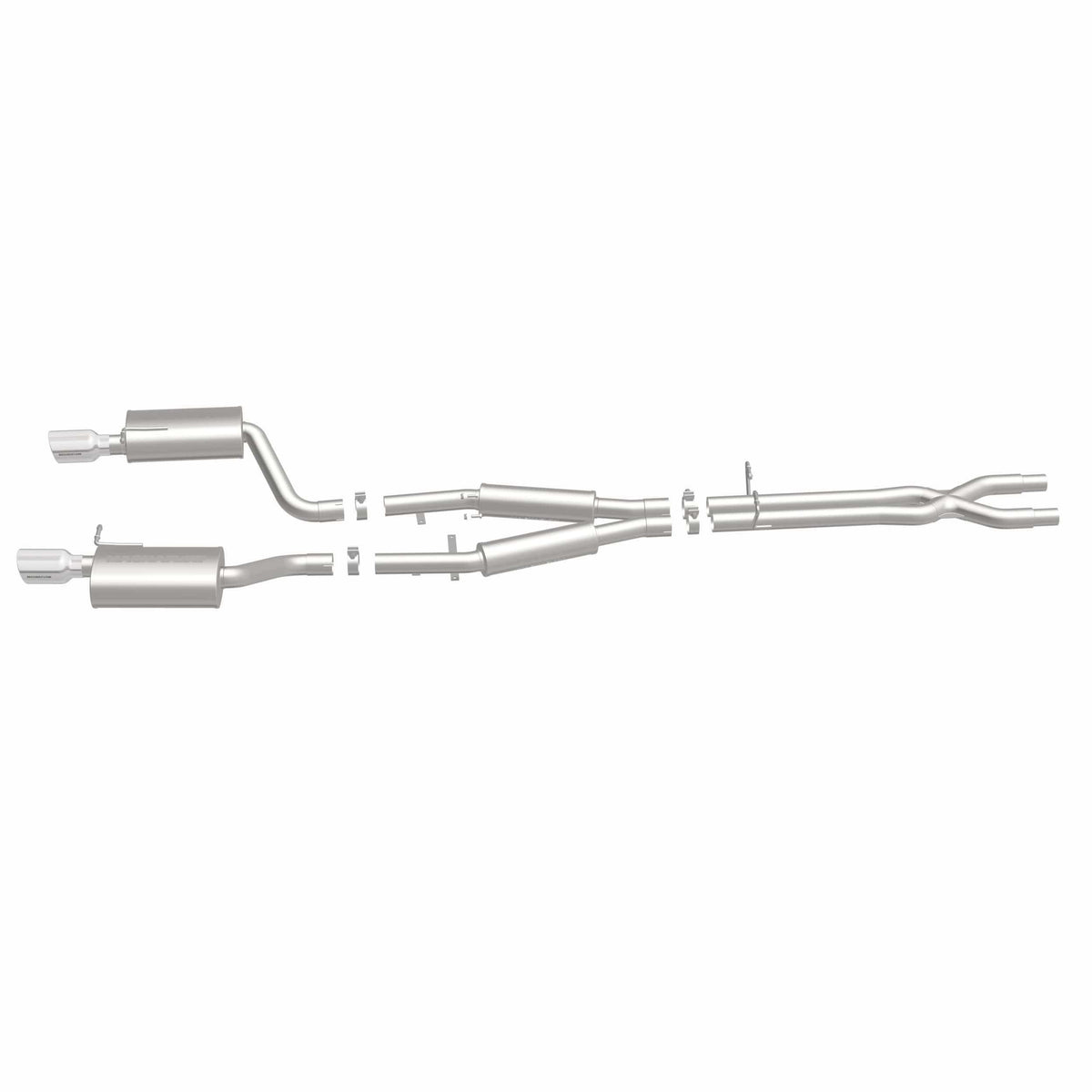 MagnaFlow Exhaust Products Exhaust MagnaFlow Exhaust Products 15326 - Touring Series Polished Cat-Back System