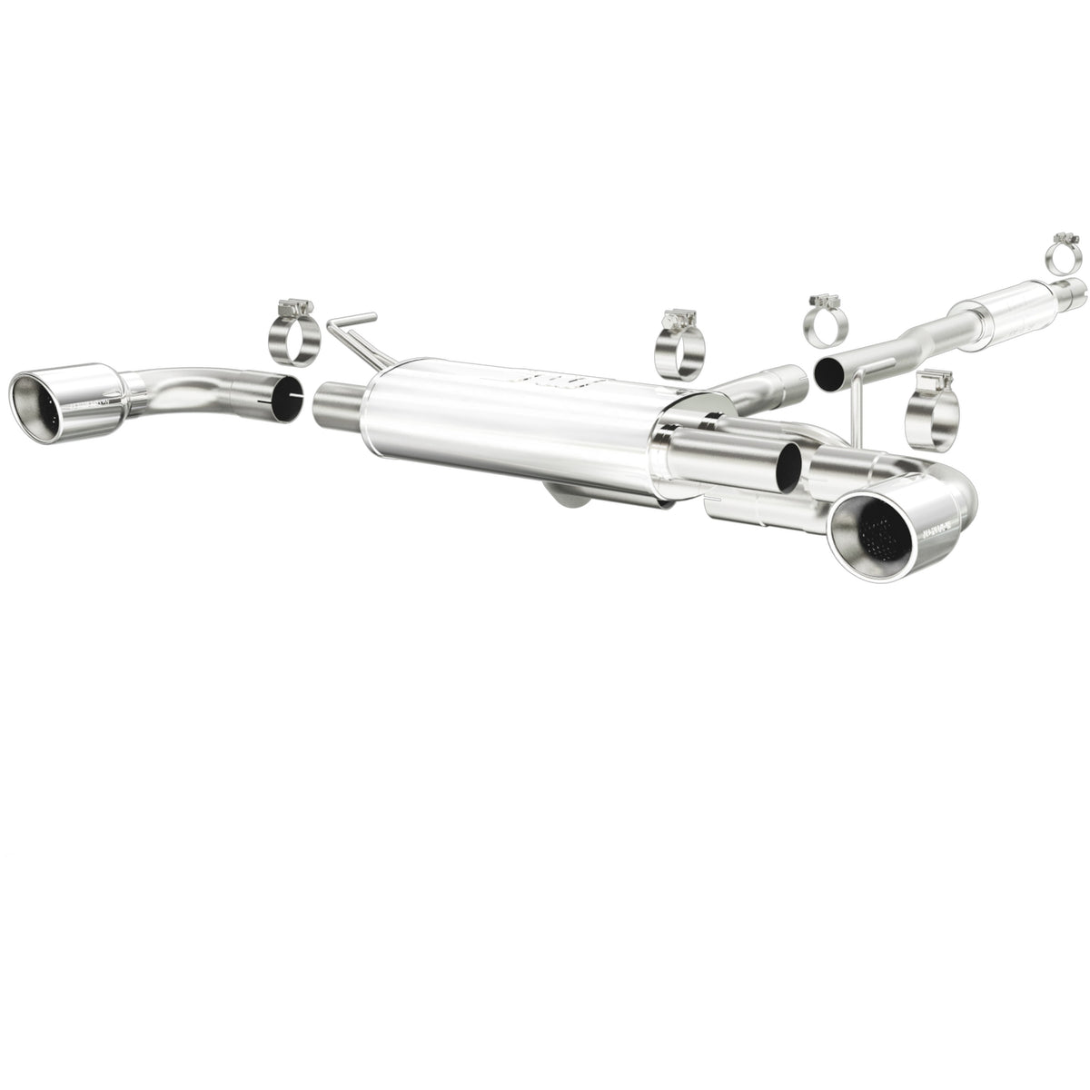 MagnaFlow Exhaust Products 15327 - Street Series Polished Cat-Back System 1
