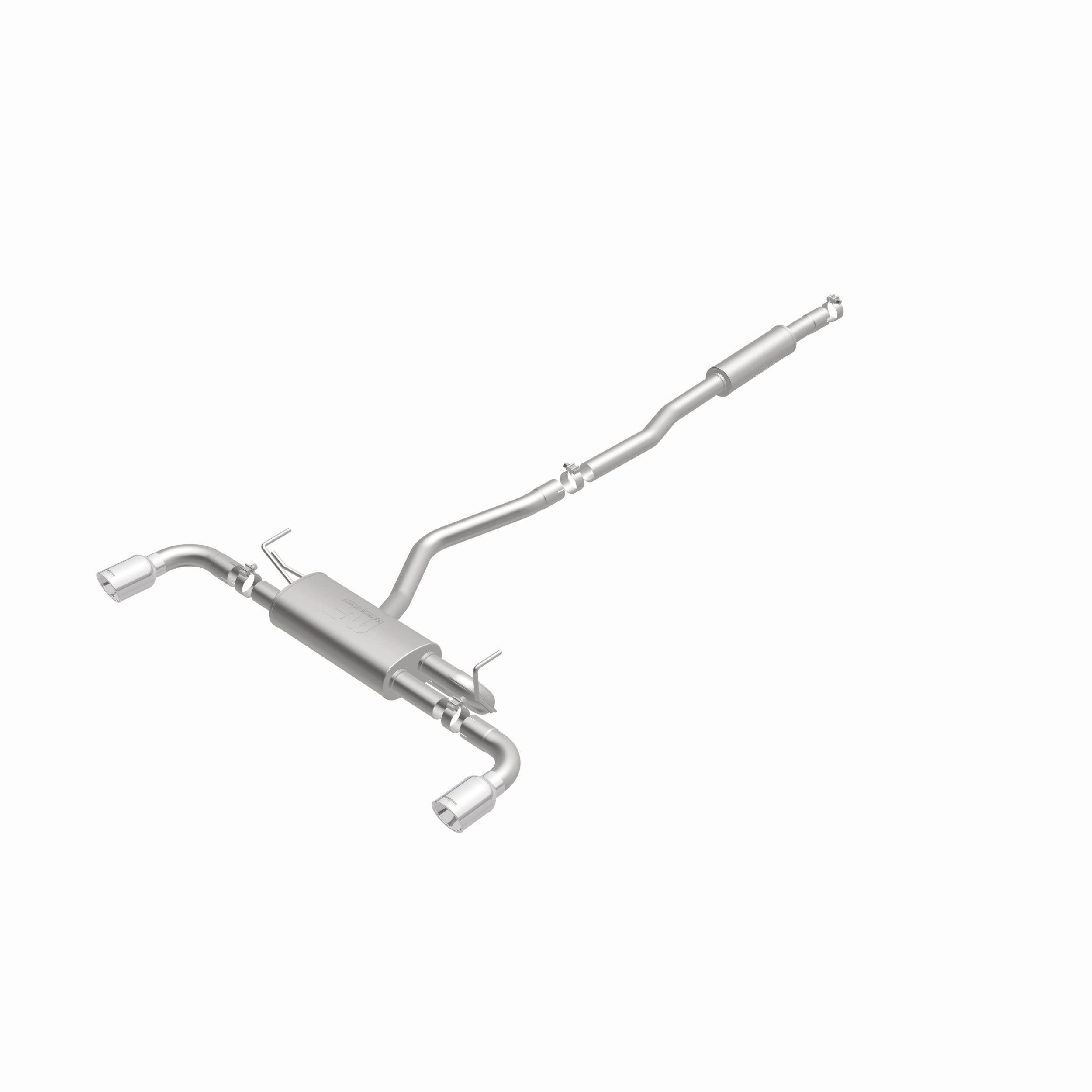 MagnaFlow Exhaust Products 15327 - Street Series Polished Cat-Back System 4