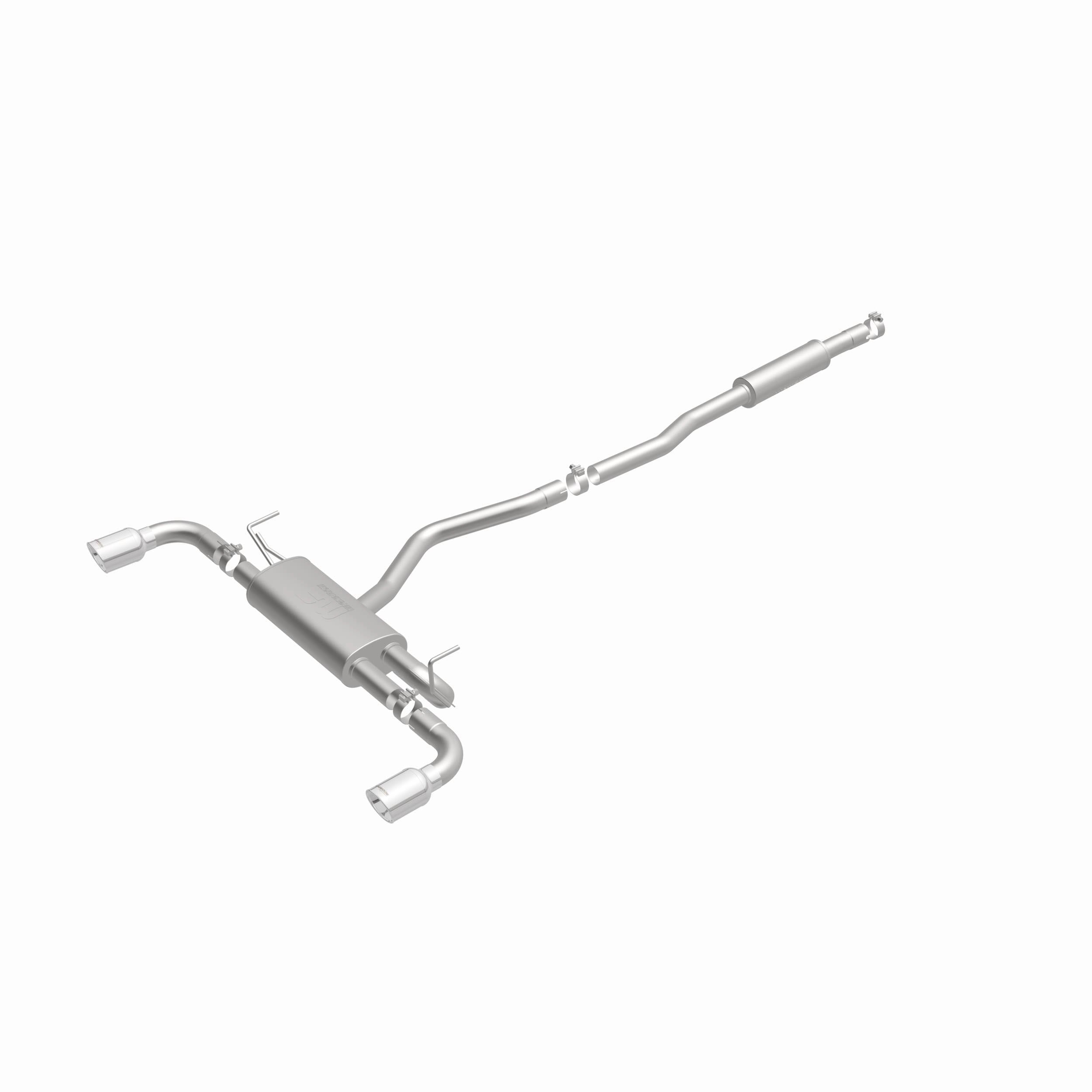 MagnaFlow Exhaust Products 15327 - Street Series Polished Cat-Back System 3