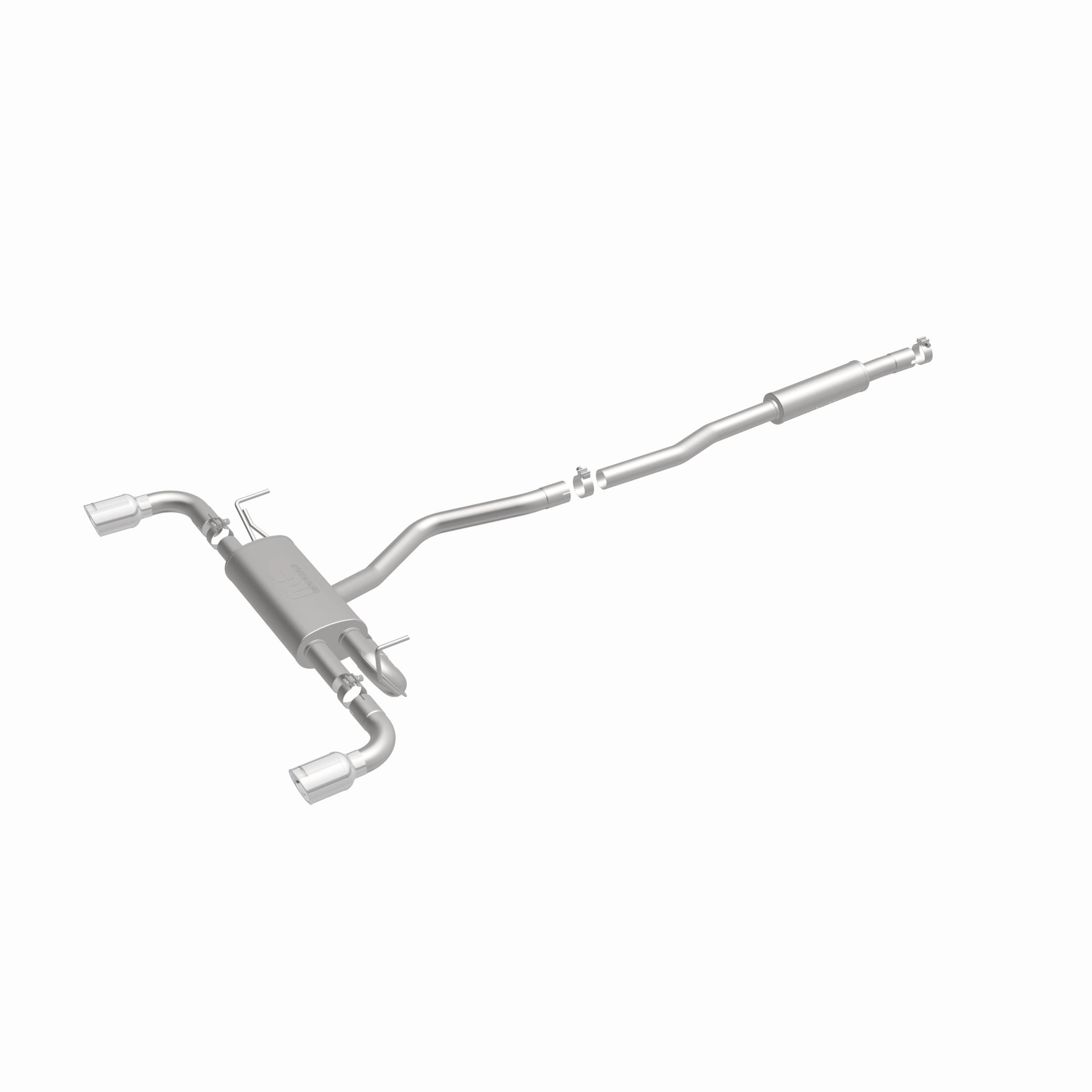 MagnaFlow Exhaust Products 15327 - Street Series Polished Cat-Back System 5