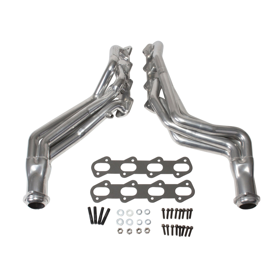 BBK Performance Parts 15330 - 1999-2004 MUSTANG COBRA/MACH1 LONG TUBE 1-5/8 HEADERS (POLISHED SILVER CERAMIC) 1
