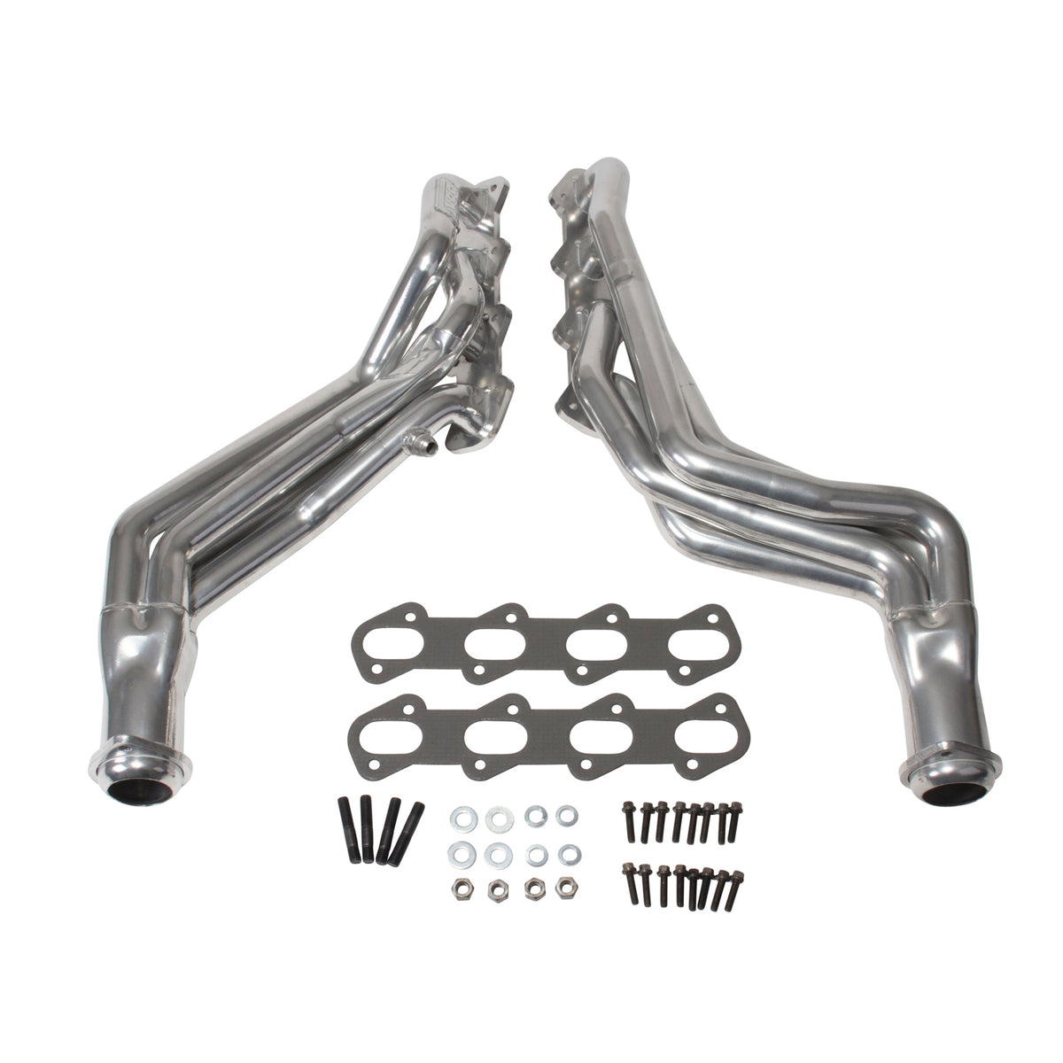 BBK Performance Parts 15330 - 1999-2004 MUSTANG COBRA/MACH1 LONG TUBE 1-5/8 HEADERS (POLISHED SILVER CERAMIC) 1
