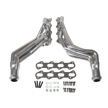 BBK Performance Parts 15330 - 1999-2004 MUSTANG COBRA/MACH1 LONG TUBE 1-5/8 HEADERS (POLISHED SILVER CERAMIC) 1