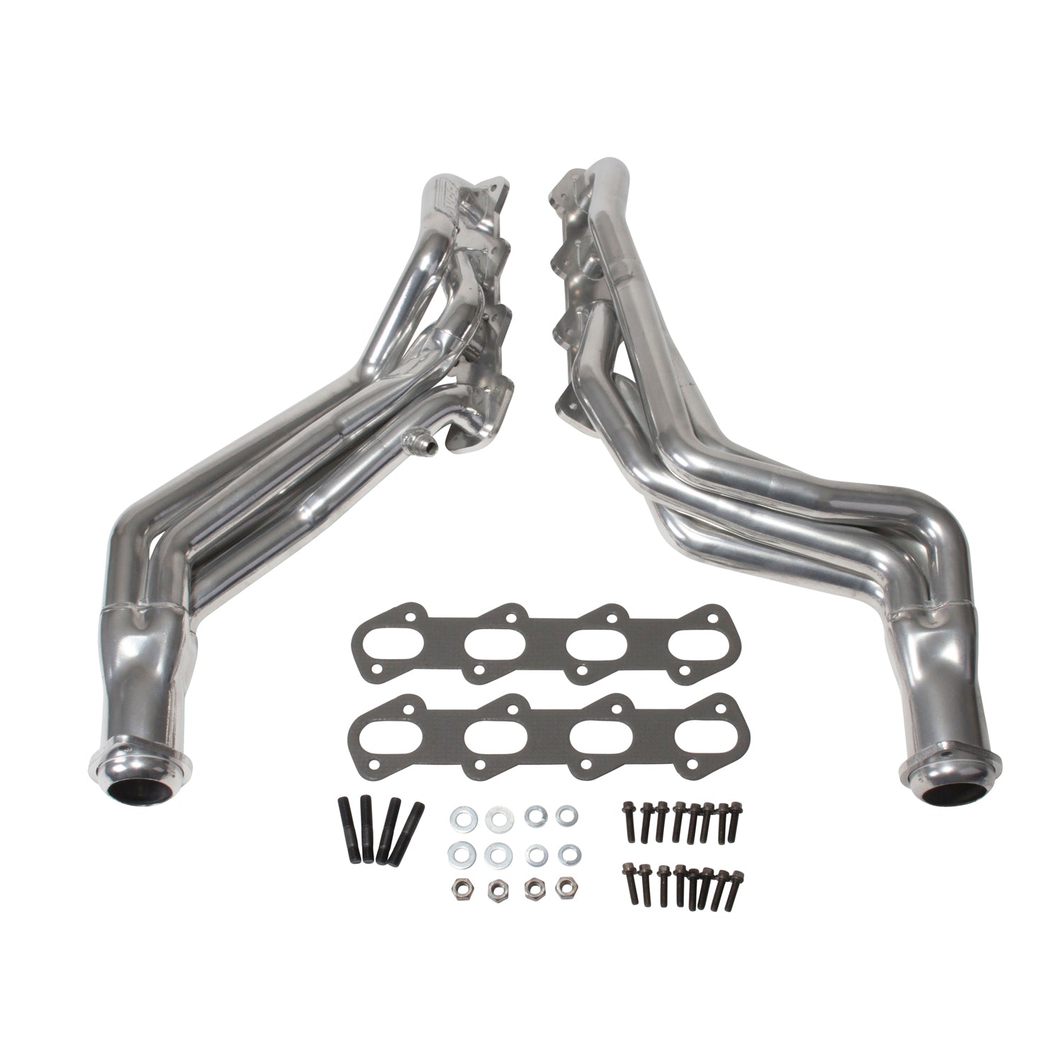 BBK Performance Parts 15330 - 1999-2004 MUSTANG COBRA/MACH1 LONG TUBE 1-5/8 HEADERS (POLISHED SILVER CERAMIC) 1