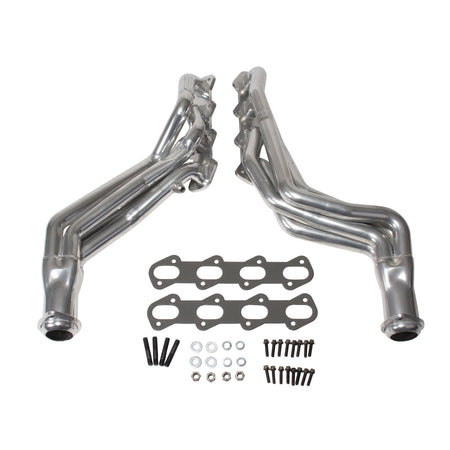 BBK Performance Parts 15330 - 1999-2004 MUSTANG COBRA/MACH1 LONG TUBE 1-5/8 HEADERS (POLISHED SILVER CERAMIC) 1